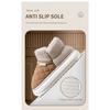 Winter Thick Soled Anti Slip Warm Cotton Shoes with Fleece Bag and Cotton Slippers for External Wear