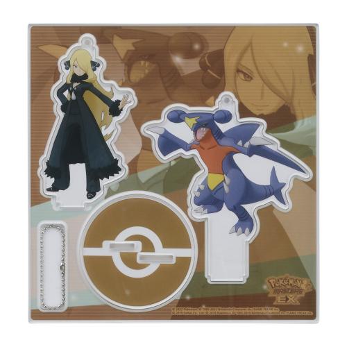 [Pokemon] Pokemon Center Acrylic Stand Keyholder TRAINERS Salon!! Cynthia