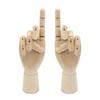 Funriche Wooden Hand Display Hand Model for and for Painting and Sketching Mannequin, Children, Women, Men, 17cm-30cm, (Female/Both Hands)