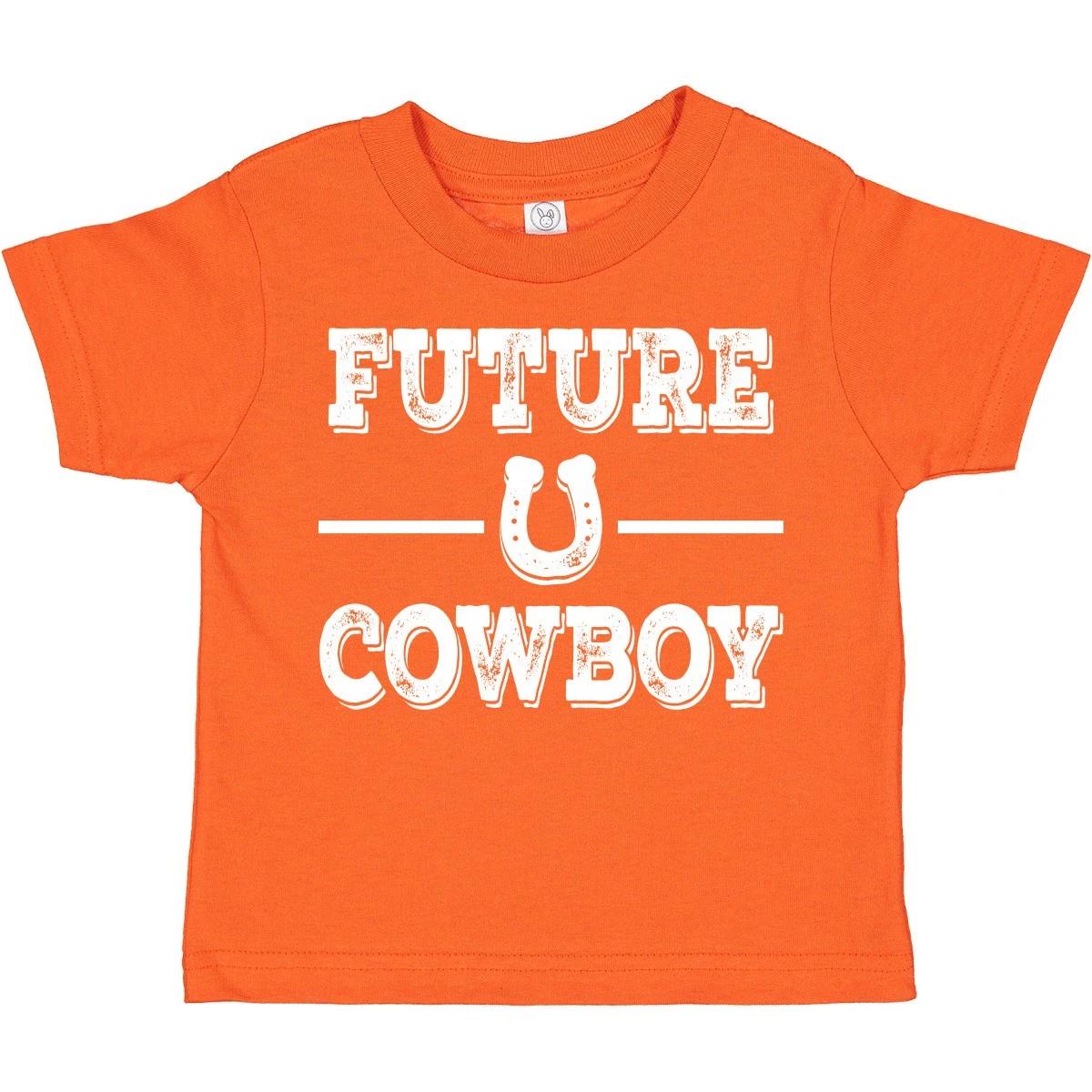 Inktastic Future Cowboy Boys Rodeo Toddler kids boys T-Shirt Western Childs Child Kid 100