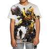 Transformers Optimus Prime Bumblebee 3D Printed Children's T-shirt, Boys' Fashion Casual Comfortable Top 2025 New Edition
