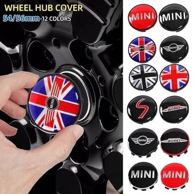 4 Pièces 54mm 56mm Cache-moyeu de Roue de Voiture Couvercle de Jante Pour bmw Mini Cooper S JCW One R56 R60 R61 F54 F55 F56 F60 Clubman Countryman