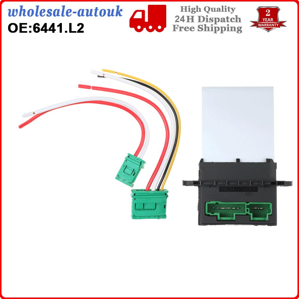 New Heater Blower Motor Fan Resistor For Citroen C2 C3 Pluriel C5 6441.L2 6441L2