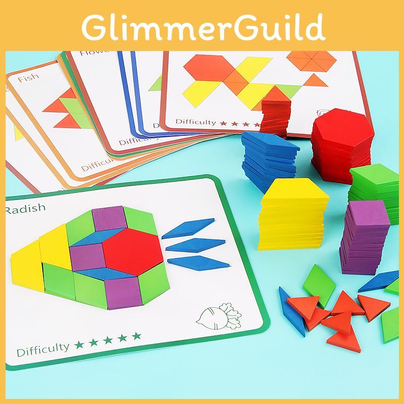 Wooden Shape Puzzle Educational Toy For Kids With Color Matching For Early Learning Development