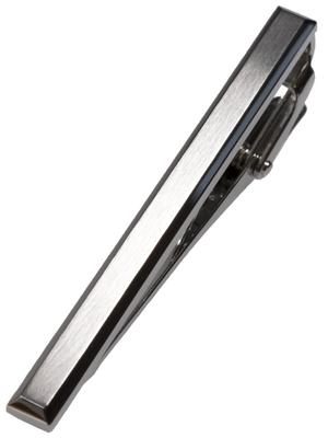 Krawatte Schlips Krawatte Made in Alligator Style [Tabarat] Anstecknadel, Pin, Steg, Herren, 4-seitiger Schliff, Japan, Messing, (Silber)