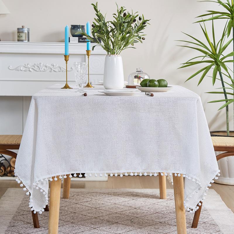 New Dust-proof and Heat-insulating Tablecloth Household Rectangular Dining Table Cloth Coffee Table Cover Cloth