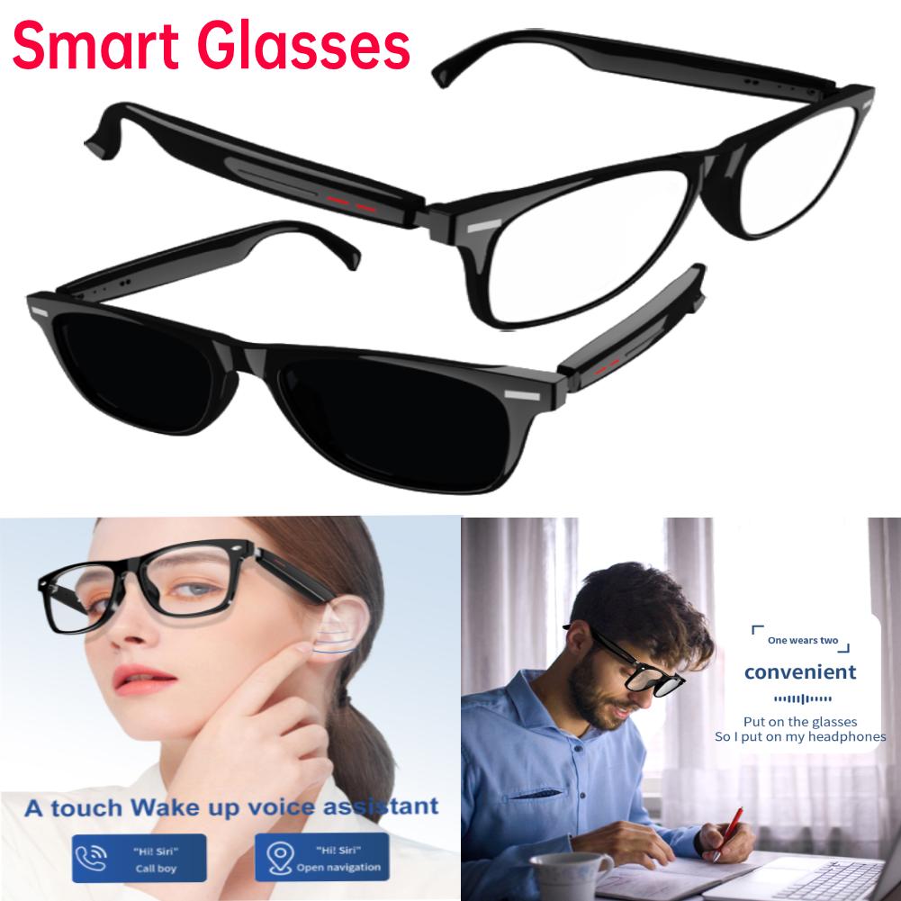 Kamera Brille Fernaufnahme BT Audio Brille Offenes Ohr Sound Mikrofon & Lautsprecher Outdoor Sport Brille mit Kamera für Damen Herren