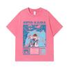 275 GSM Washed T-shirts 100% Cotton Yu-Gi-Oh V6 Seto Kaiba Print Unisex Heavy Cotton T Shirt