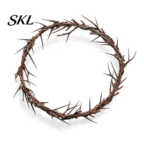 Halloween Thorns Wreath Wreath, Realistic Spiked Branches, Horror Theme Decoration, Branch And Thorn Dead Spooky for Haunted House Decor Scary Window