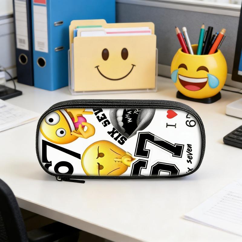 New 67 Stem Printed Soft Pencil Case Stationery Box for Primary And Middle School Students Cartoon Pattern Non-Polyester Mate