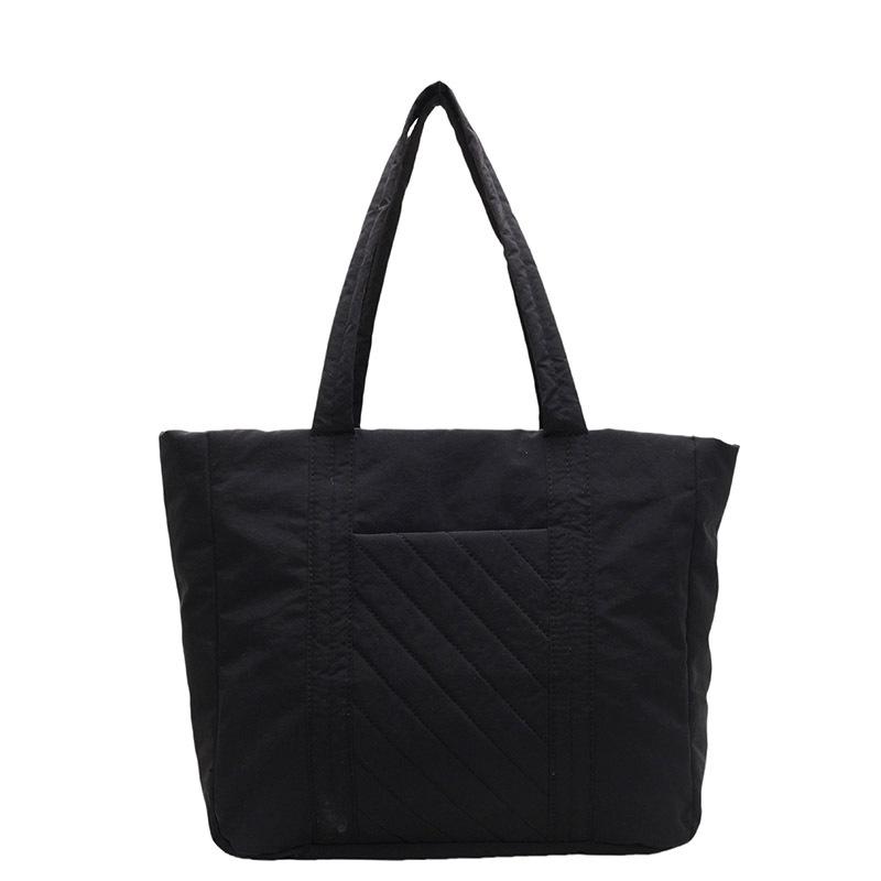 New large-capacity underarm commuter bag cotton bag simple casual tote bag fashionable versatile shoulder bag