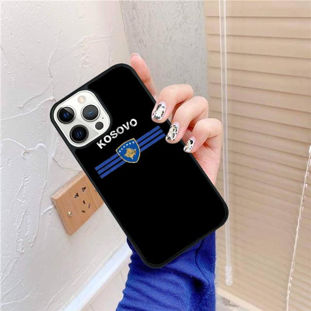 Kosovo Flag Coque Shell For iPhone 17 Air 15 16 14 13 12 Pro Max 11 Pro Max Plus Phone Case Cover