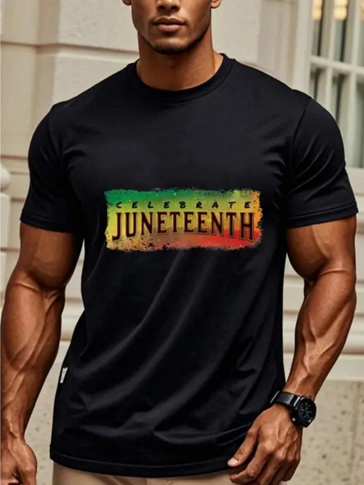 Juneteenth Cotton T-ShirtMen039;s Vintage Retro Athletic Style | 100% Cotton Unisex T-Shirt L