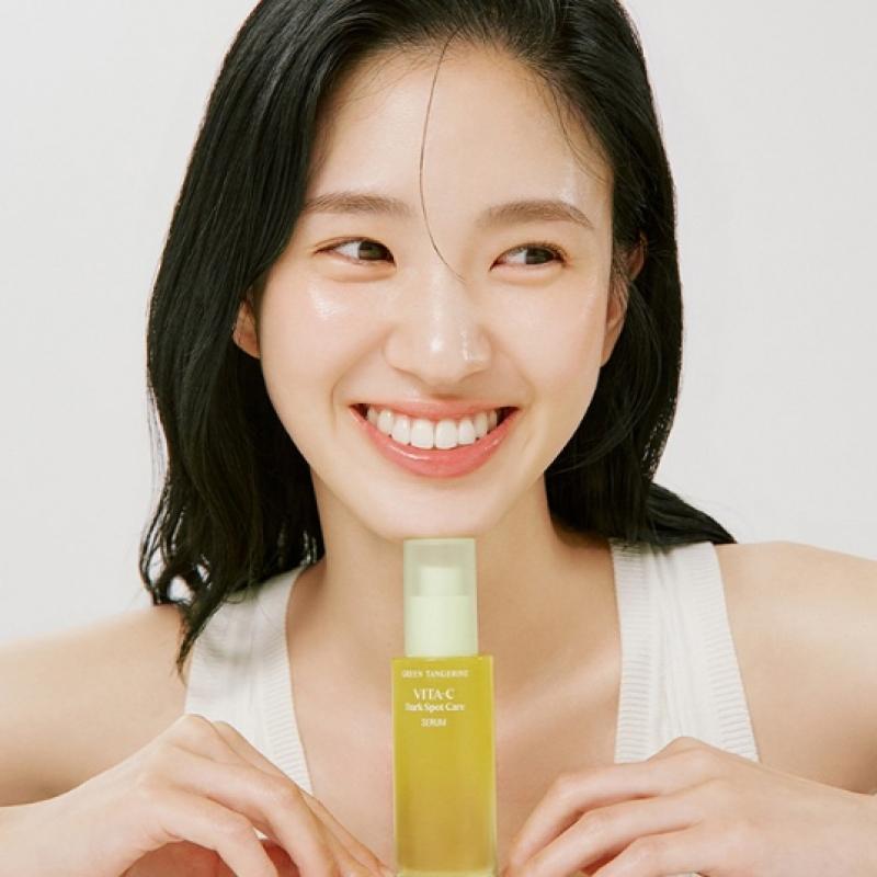 Goodal Green Tangerine Vita C Blemish Care Serum Cream Double speCial Set 2 Serums 30ml 40ml Cream 2 Eye Cream 15ml