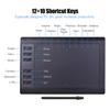 10x6 Inch Professional Graphics Drawing Tablet 12 Express Keys with 8192 Levels Support PC Laptop Connection