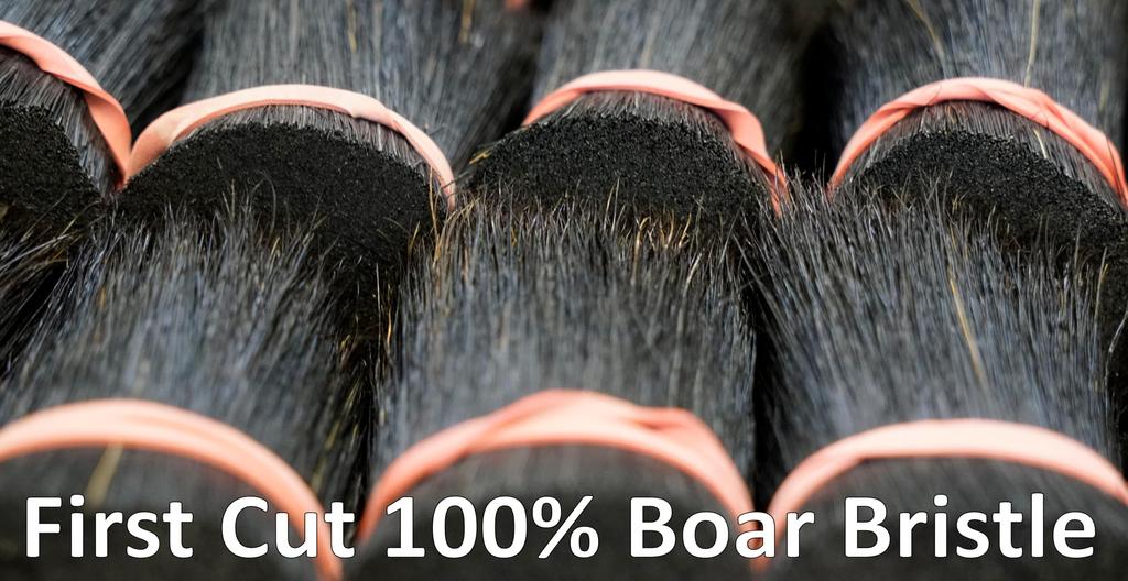 Handcrafted in Germany since 1869 Round Hairbrush Boar Bristle Round Professional for Blow Drying and Made from Sustainable Beechwood - - Hairbrush,