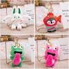 Flying Penguin Rabbit Plush Toy Keyring With Adorable Faces