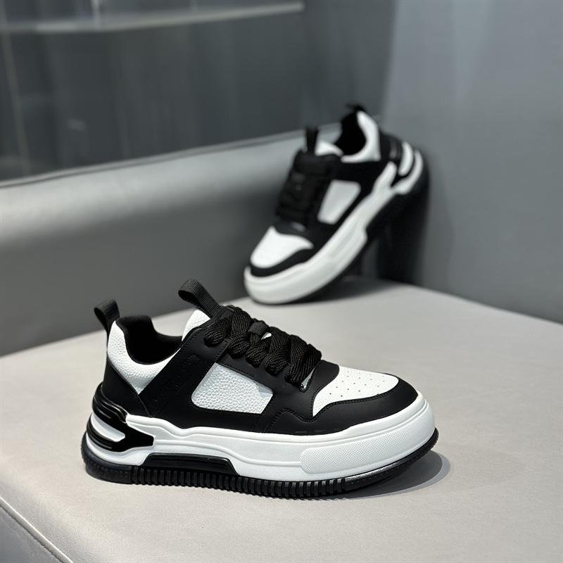 

Spring new low-top leather surface comfortable casual soft bottom lace-up qs 38
