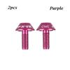 2Pcs Aluminum Alloy Bike Bicycle Water Bottle Holder Cage Screw Bolts M5x12mm Stainless Steel Screw Durable Bike Accessory