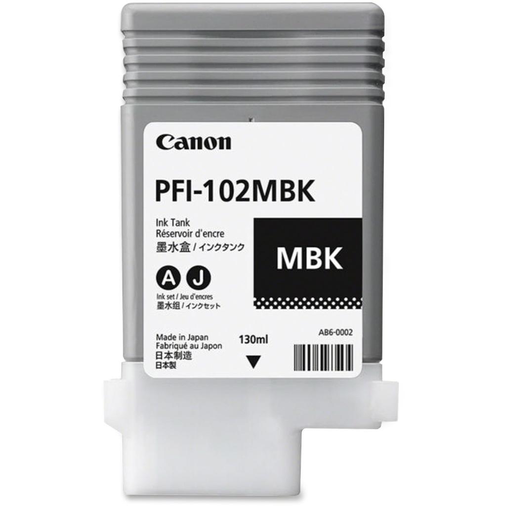 Genuine Canon Matte Black Ink Tank 0894B001 PFI-102MBK
