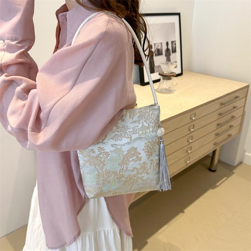 Handbags for Women's New Style Fashion Crossbody Personality Trend Simple and Beautiful Bucket Bag Fashionable Shoulder Bag