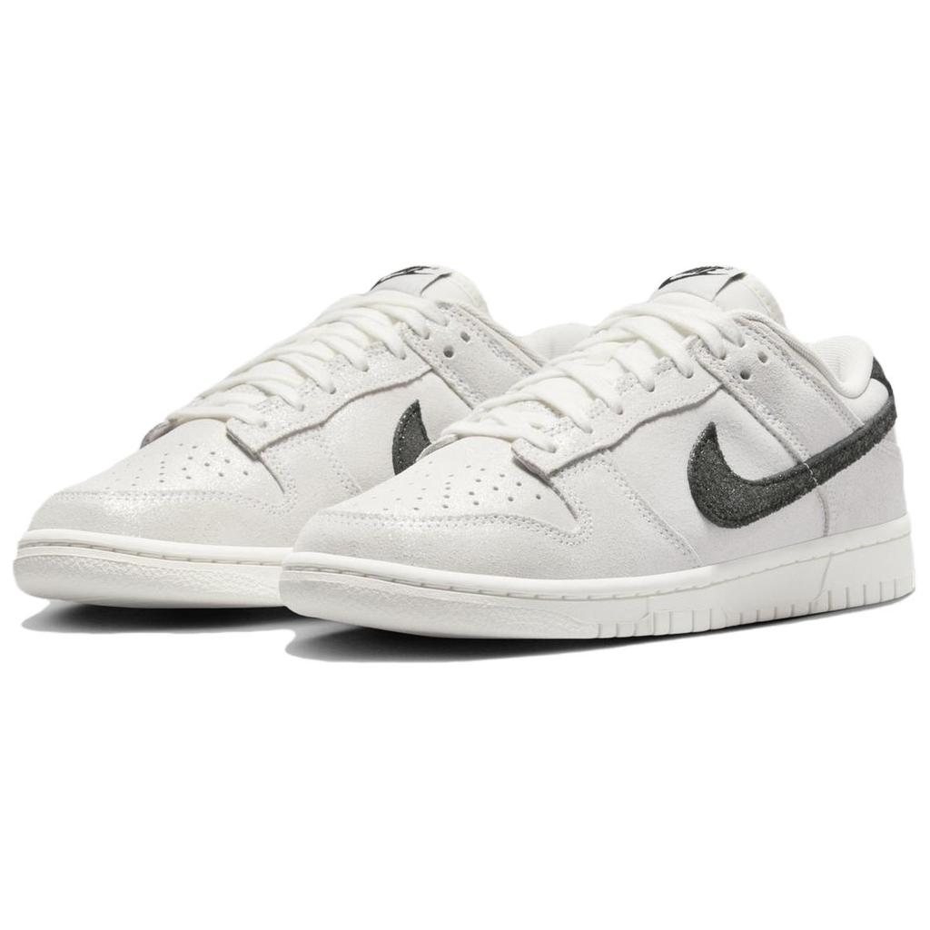 New Nike Dunk Low Se White Black Team Red Women's