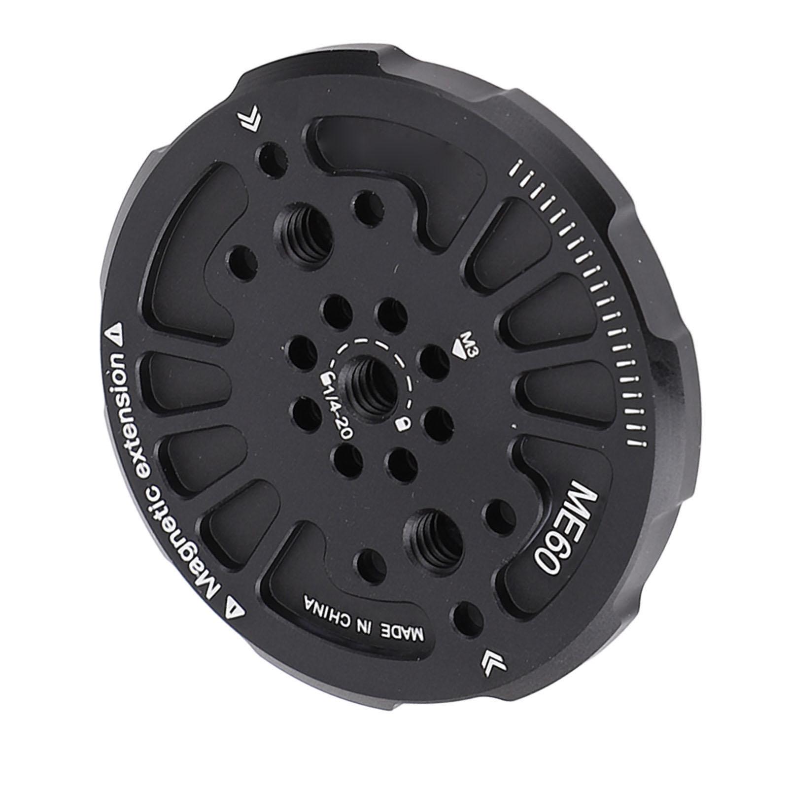 

Магнитный адаптер для штатива для телефона Резьба 1/4 дюйма Отверстия для фиксации под разными углами Адаптер крепления для штатива для телефона