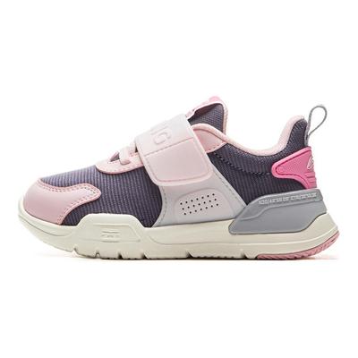 Li Ning Kinder Mode Bequeme Stoßdämpfung Rebound Low-Top Freizeitschuhe Kinder Freizeitschuhe Rosa YKNU118-2