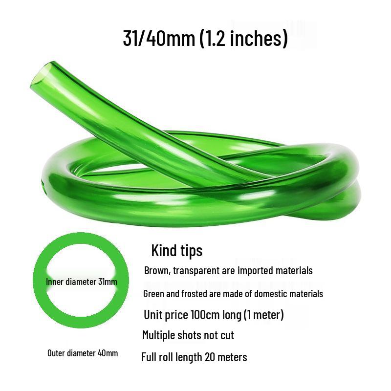 Aquarium Silicone Water Pump Hose with Filter - Inlet/Outlet for Water Change & Discharge