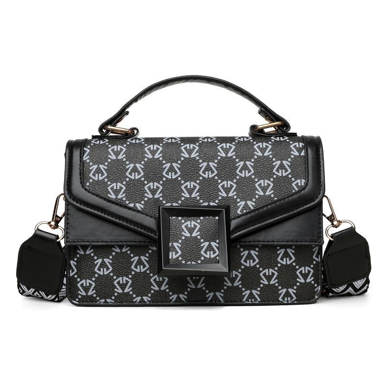 Damen einfache Textur klassische Handtasche neue vielseitige Umhängetasche Temperament modisch Pendler kleine quadratische Tasche Damen