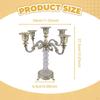 5 Arm Candle Holder, Candelabra, Modern Decorative Table Centerpiece, Stand for Bar, Dining