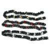 10M Christmas Garland with Gold Bow Decor