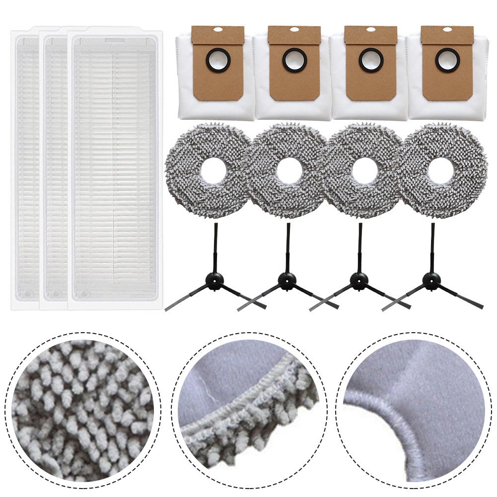 1 Set Main Side Brush Filter Mop Cloth Kit For Conga 13090 Spin Revol Home And Wash Vacuum Cleaner Accessories Spare To Replace