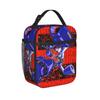Mega Man Cartoon Lunch Bag For Child  Travel Graphic Design Lunch Box Retro Oxford Thermal Tote Handbags