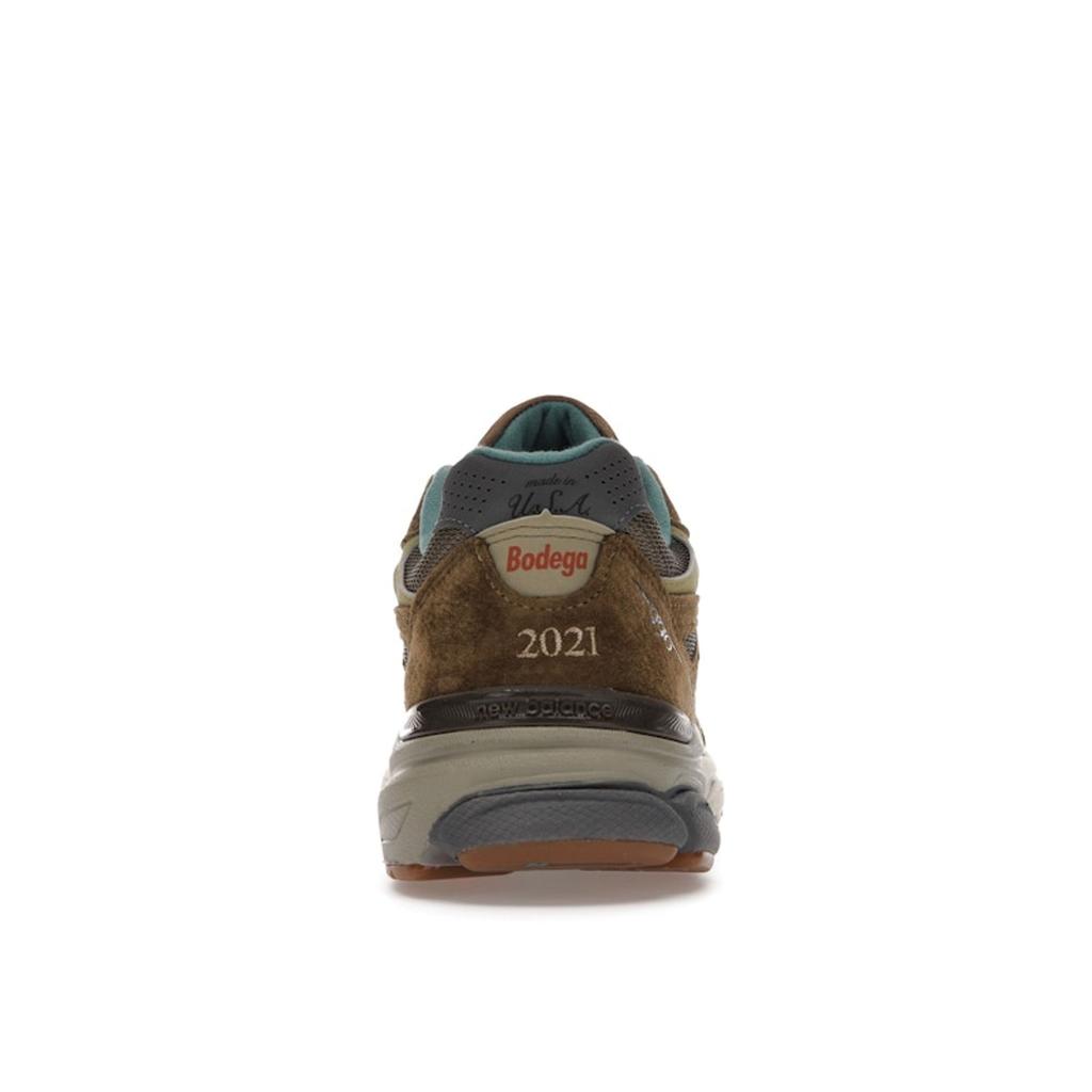 Bodega x New Balance 990v3 Made In USA Jubiläums-Unisex-Sneakers Braun M990BD3