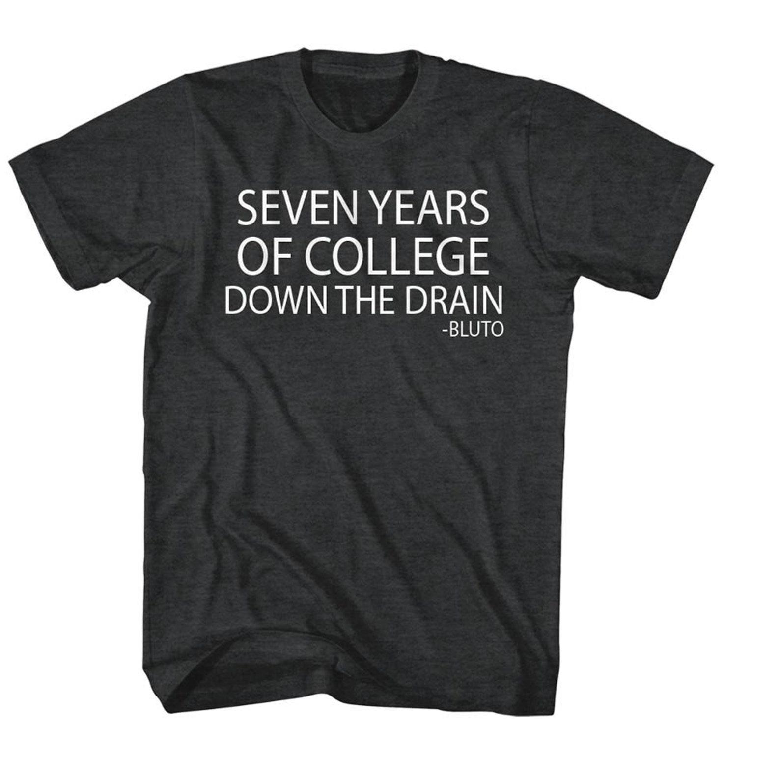 Animal House Drain It Black Heather Adult T-Shirt 2XL