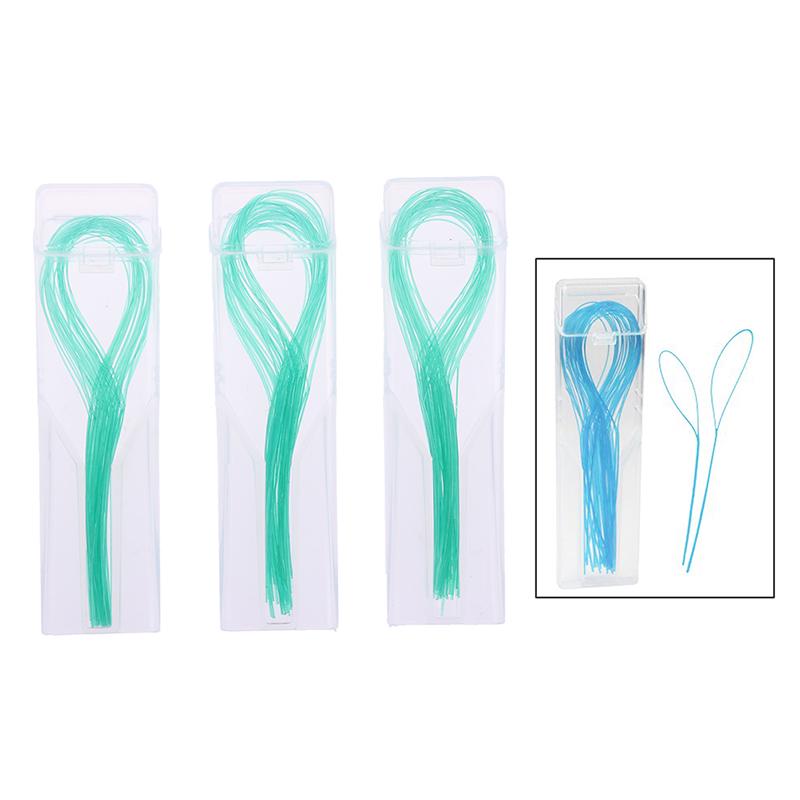 105 Pezzi Infilafilo Dentale Anello Semplice + Custodia Per Apparecchi Ortodontici Ponti Impianti