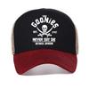 The Goonies Est 1985 Never Say Die Unisexs Baseball Cap Summer Mesh Snapback Hat Fashion Outdoor Causal Breathable Sun Hats