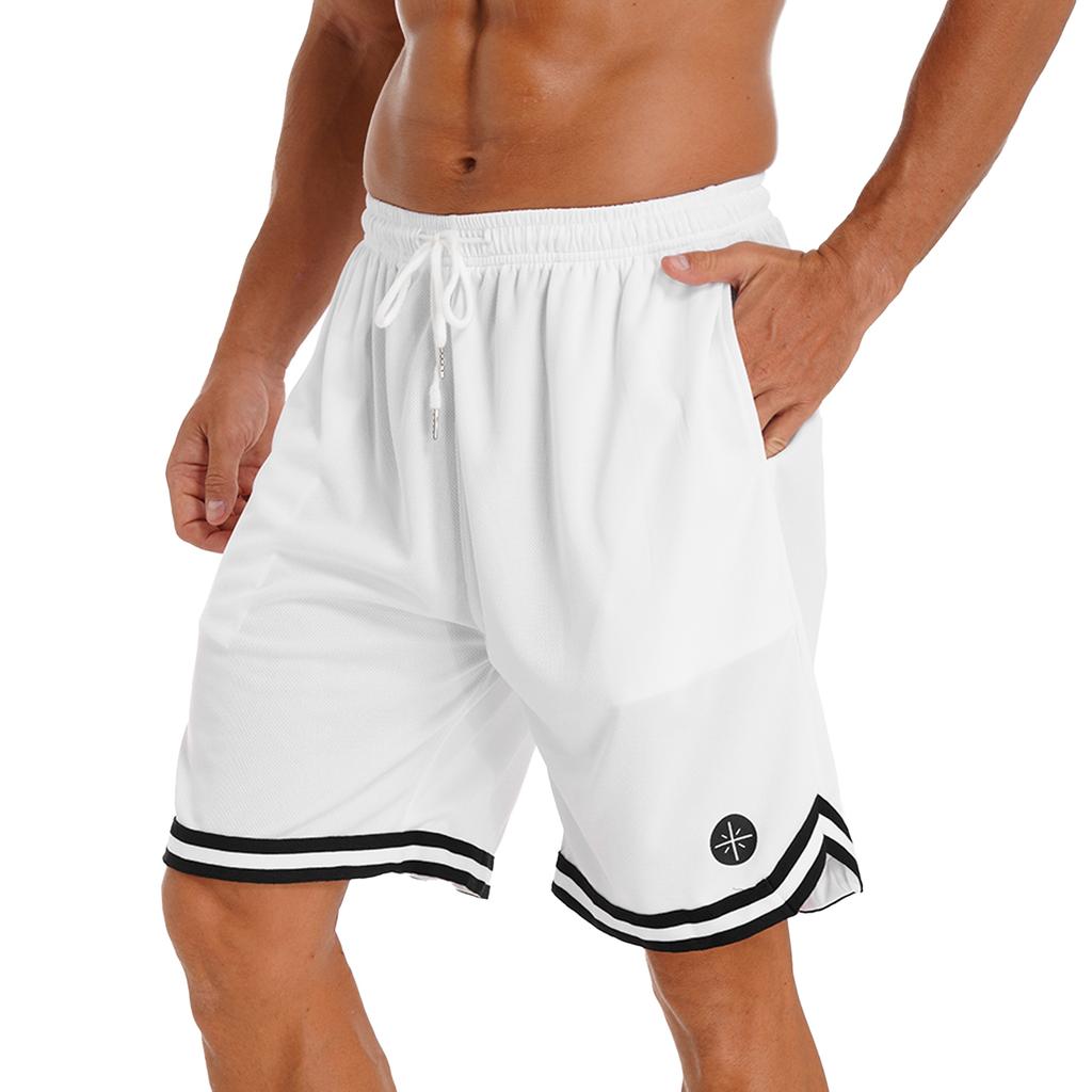 Short de Sport pour hommes, ceinture élastique, cordon de serrage, séchage rapide, décontracté, basket-ball, Football, short de Sport