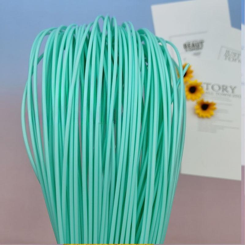 500g 2.4mm PE Round Synthetic Rattan Weaving Material Plastic Knit for Furniture Repair Chair Table Basket about 90Meter