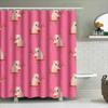 Cute Koala Shower Curtain Tropical Forest Animal Bathroom Decor Waterproof Fabric Washable Modern Vintage Home Decor