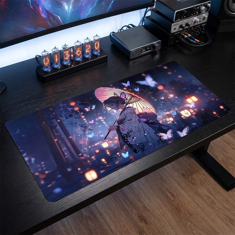 Demon Slayer Printed Mouse Pad Non-Slip Waterproof Rubber Desk Mat for Gaming Office Laptop Home Decor Gift