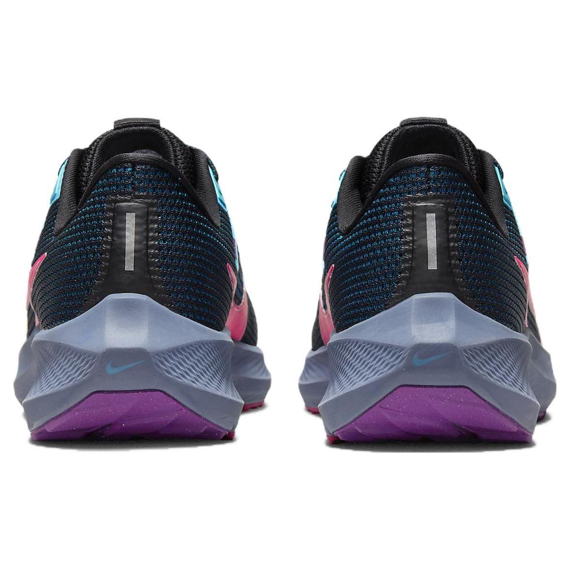 Nike Air Zoom Pegasus 40 SE Black Hyper Pink Женские кроссовки Green-Abyss Baltic-Blue — фото 5