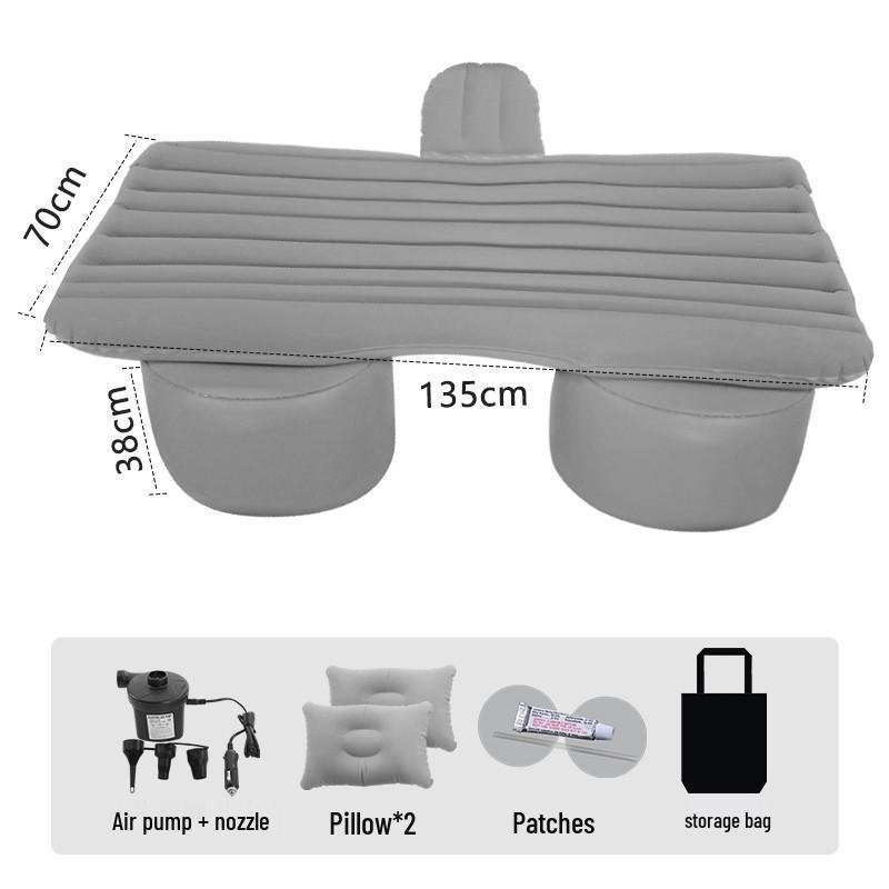 Car Travel Mattress: Folding Inflatable Back Seat & Trunk Sleeping Pad