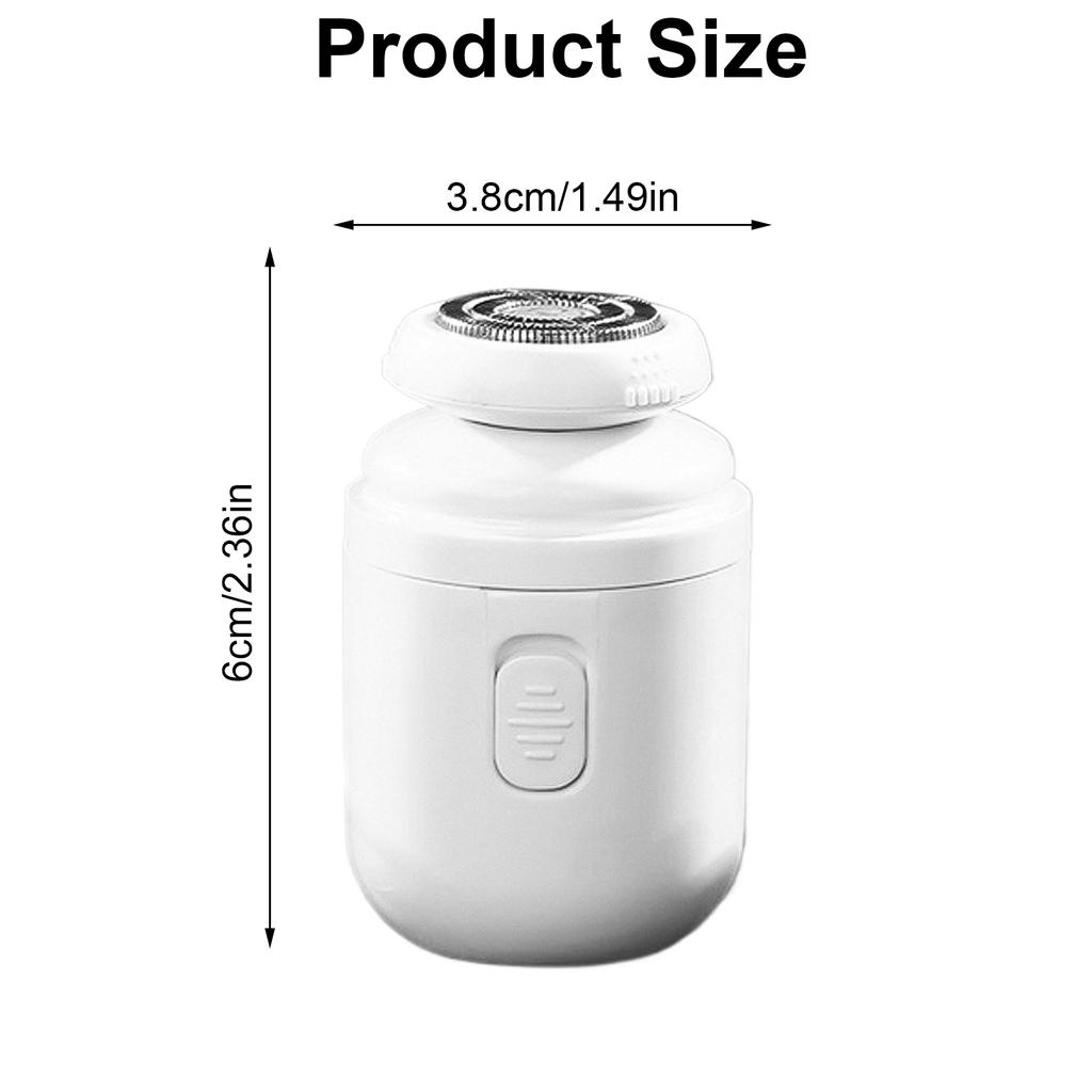 Convenient Electric Shaver for Man Hair Remover Mini Shaver Practical Device Suitable for Beard Maintenance
