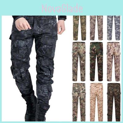 Militärische Armeetaktische Airsoft-Kampfhosen für Herren mit Mehreren Taschen und Ergonomischem Kniedesign