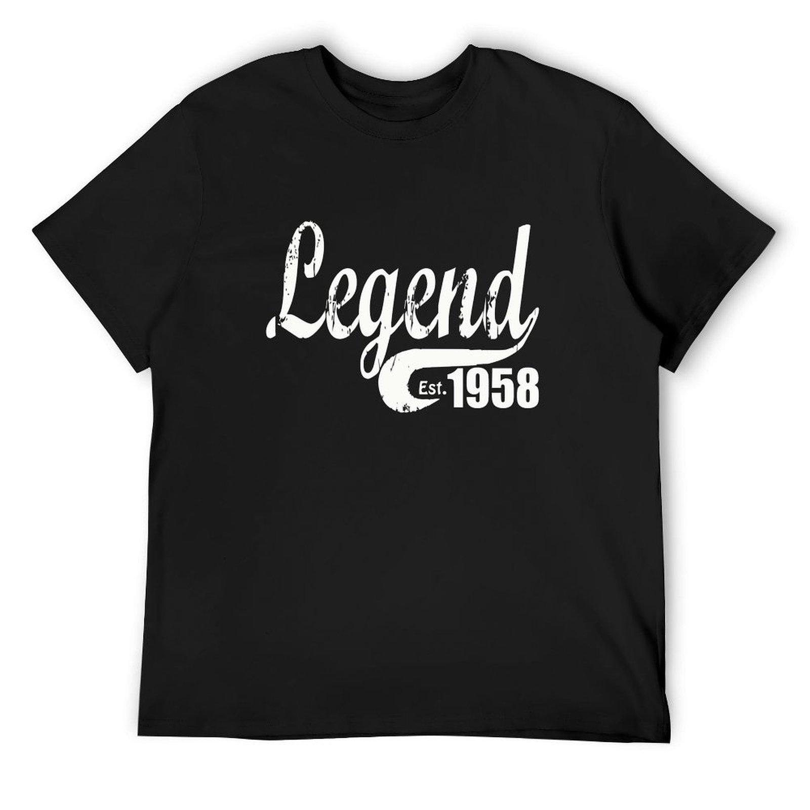 

legend 1958 T-Shirt vintage graphic tee custom shirt blue archive anime clothes mens graphic t-shirts hip hop 4XL