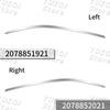 2078851921 2078852021 Car Front Bumper Chrome Trim Chromium Spoiler For Mercedes Benz E-Class W207 2009-2013 Auto Parts