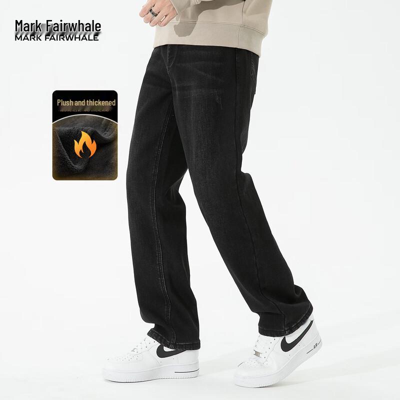 

Mark Fairwhale Men s Fleece-Lined Straight Leg Jeans 31