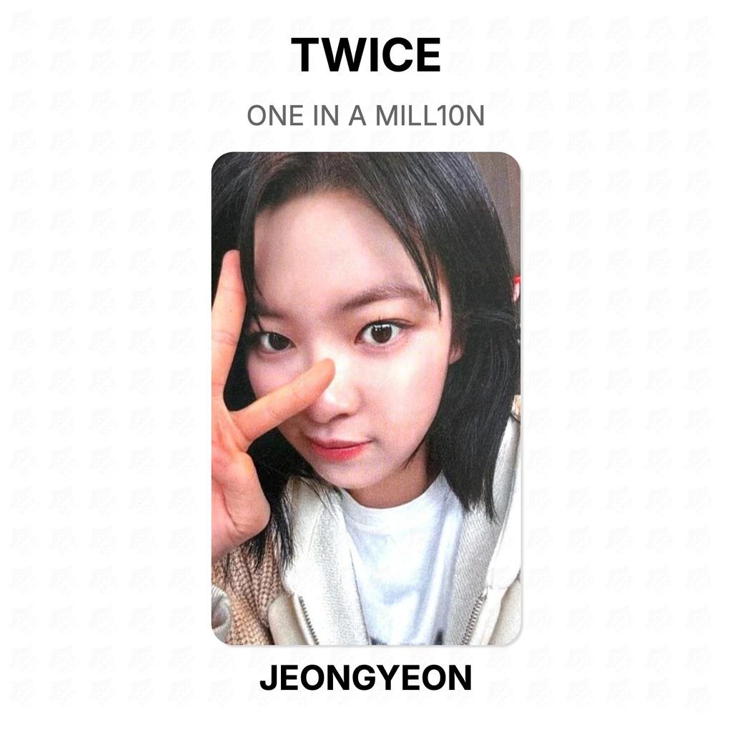 Twice ONE IN A MILL10N Official Photocard